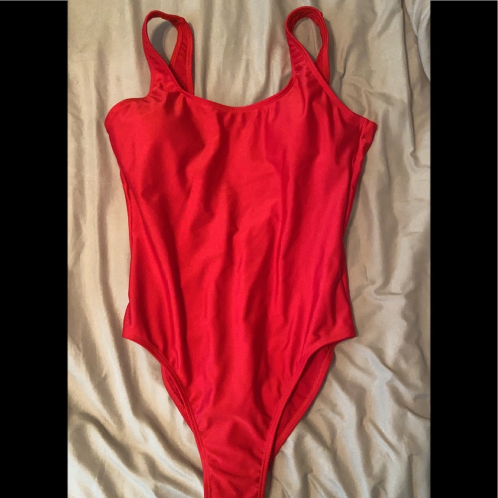 Red one Piece Bathingsuit